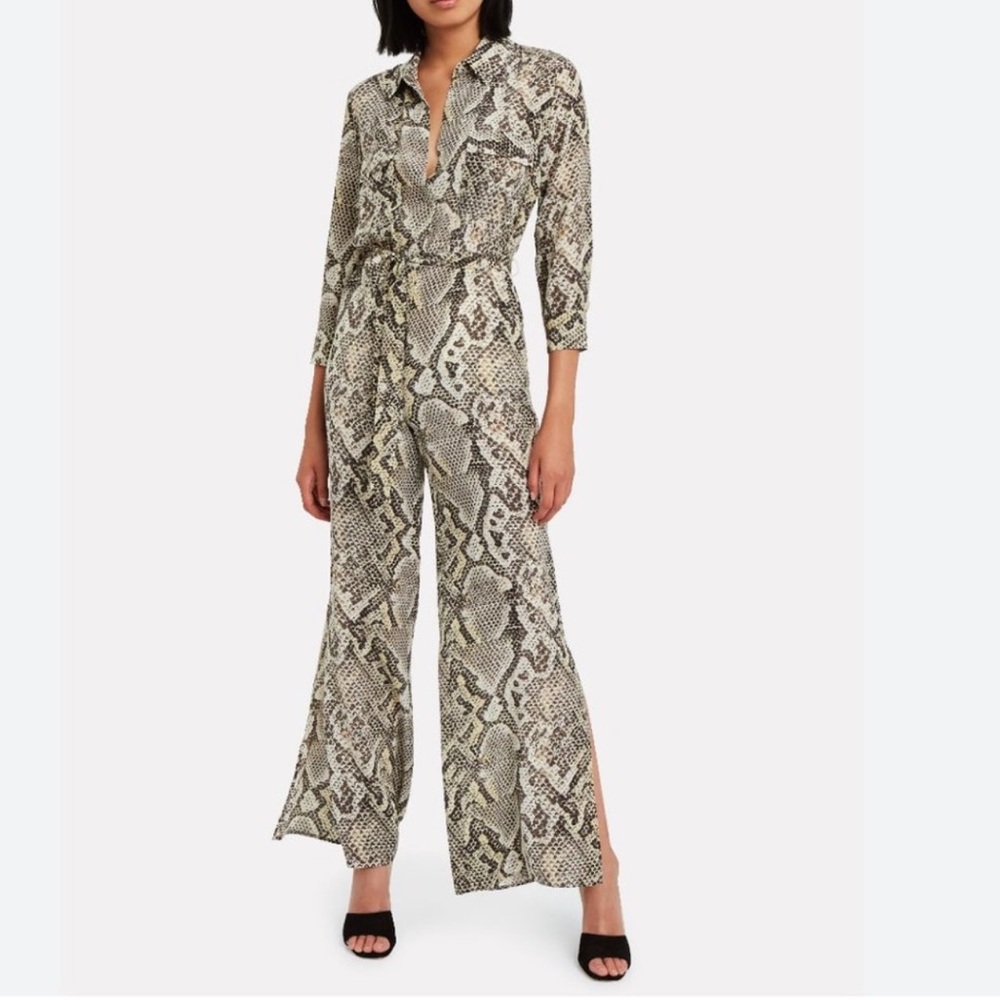 L’AGENCE silk jumpsuit